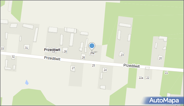 Przedświt, Przedświt, 26a, mapa Przedświt