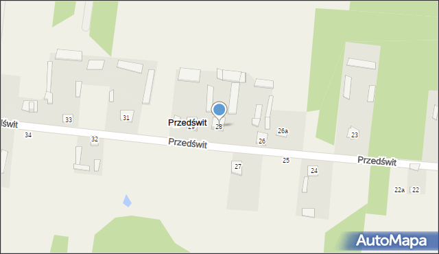 Przedświt, Przedświt, 28, mapa Przedświt