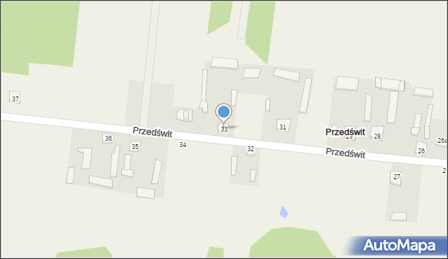 Przedświt, Przedświt, 33, mapa Przedświt