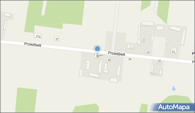 Przedświt, Przedświt, 36, mapa Przedświt