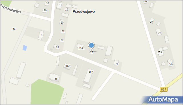 Przedwojewo, Przedwojewo, 25, mapa Przedwojewo