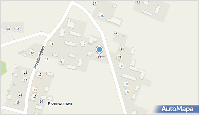 Przedwojewo, Przedwojewo, 8A, mapa Przedwojewo