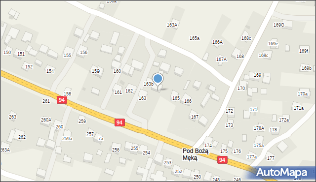 Przeginia, Przeginia, 164A, mapa Przeginia