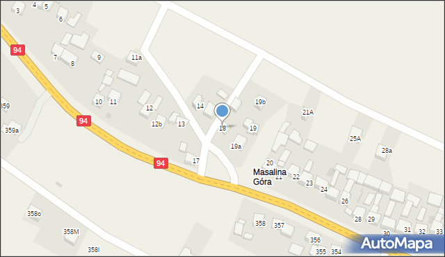 Przeginia, Przeginia, 18, mapa Przeginia