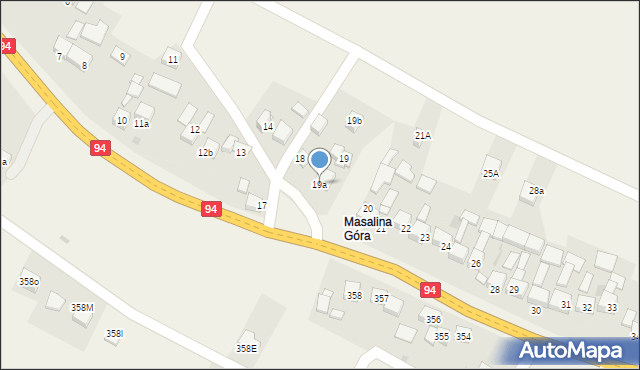 Przeginia, Przeginia, 19a, mapa Przeginia