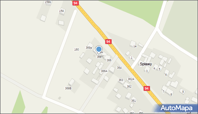 Przeginia, Przeginia, 368, mapa Przeginia