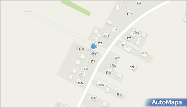 Przeginia, Przeginia, 379a, mapa Przeginia