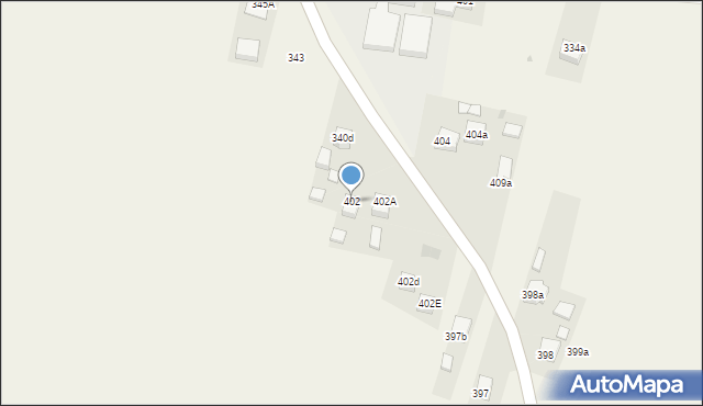 Przeginia, Przeginia, 402, mapa Przeginia