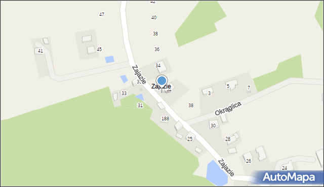 Przeginia Duchowna, Przeginia Duchowna, 44, mapa Przeginia Duchowna