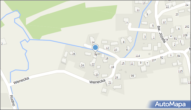 Przeginia Narodowa, Przeginia Narodowa, 78, mapa Przeginia Narodowa