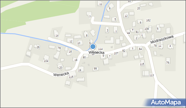 Przeginia Narodowa, Przeginia Narodowa, 94, mapa Przeginia Narodowa