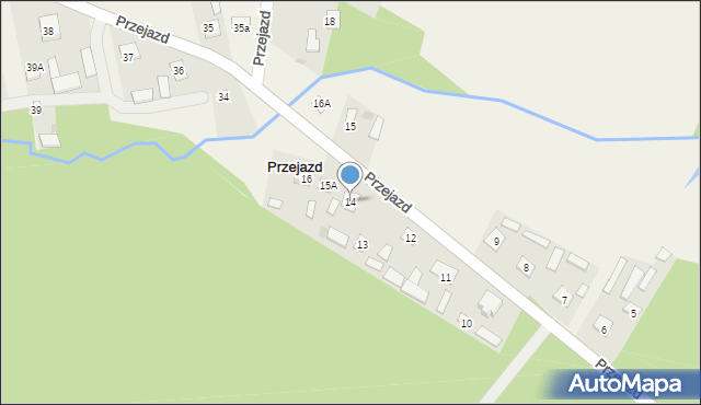 Przejazd, Przejazd, 14, mapa Przejazd