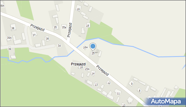 Przejazd, Przejazd, 15, mapa Przejazd