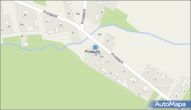 Przejazd, Przejazd, 16, mapa Przejazd