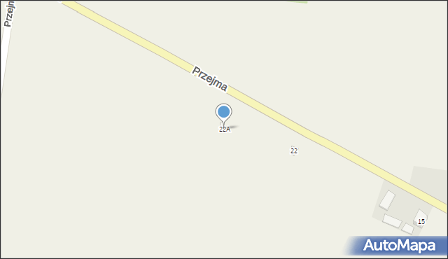 Przejma, Przejma, 22A, mapa Przejma