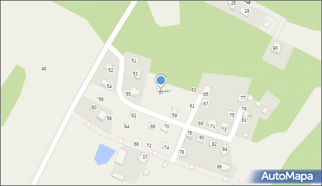 Przejma Wysoka, Przejma Wysoka, 57, mapa Przejma Wysoka