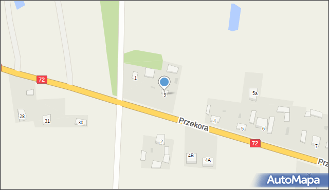 Przekora, Przekora, 3, mapa Przekora