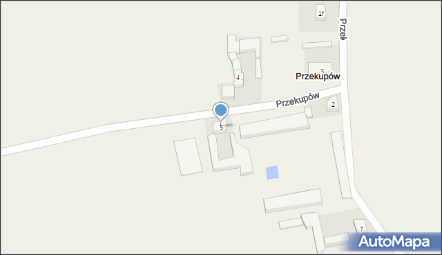 Przekupów, Przekupów, 5, mapa Przekupów