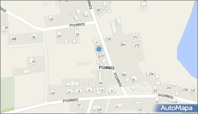 Przełazy, Przełazy, 4, mapa Przełazy