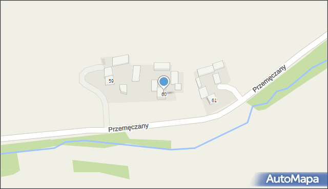 Przemęczany, Przemęczany, 60, mapa Przemęczany