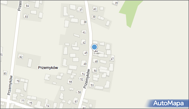 Przemyków, Przemyków, 46, mapa Przemyków