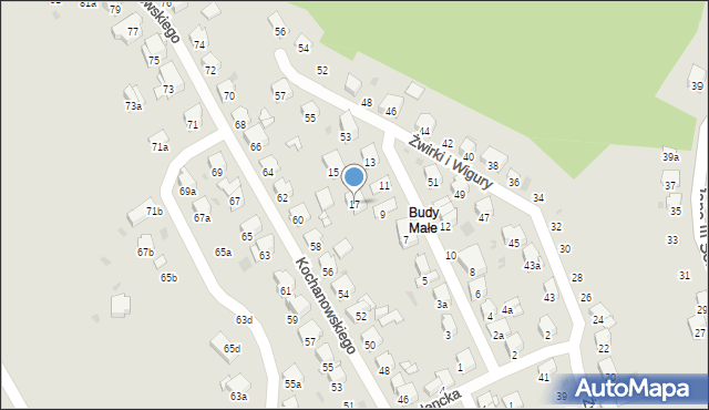 Przemyśl, Przerwy-Tetmajera Kazimierza, 17, mapa Przemyśla