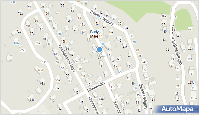 Przemyśl, Przerwy-Tetmajera Kazimierza, 3a, mapa Przemyśla