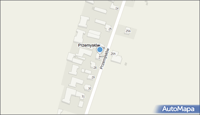 Przemysłów, Przemysłów, 27, mapa Przemysłów