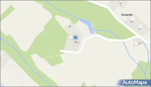 Przenosza, Przenosza, 45a, mapa Przenosza