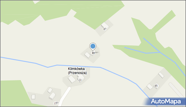 Przenosza, Przenosza, 86, mapa Przenosza