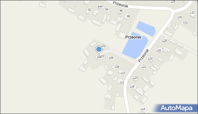 Przeorsk, Przeorsk, 104, mapa Przeorsk