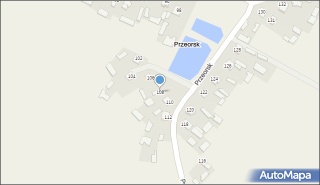 Przeorsk, Przeorsk, 108, mapa Przeorsk