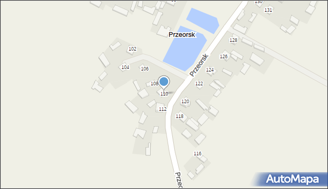 Przeorsk, Przeorsk, 110, mapa Przeorsk