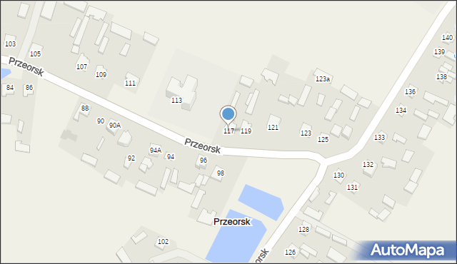 Przeorsk, Przeorsk, 117, mapa Przeorsk