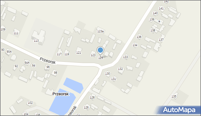 Przeorsk, Przeorsk, 125, mapa Przeorsk