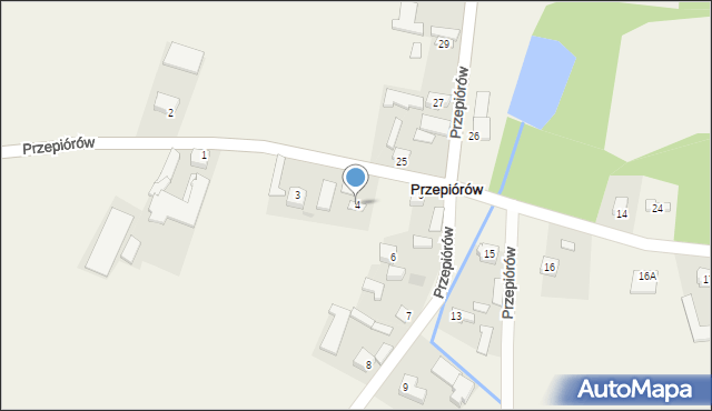 Przepiórów, Przepiórów, 4, mapa Przepiórów