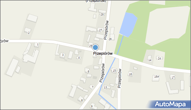 Przepiórów, Przepiórów, 5, mapa Przepiórów