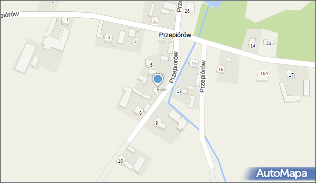 Przepiórów, Przepiórów, 7, mapa Przepiórów