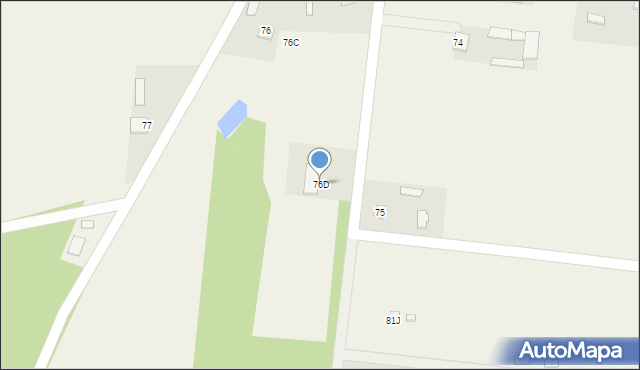 Przeradowo, Przeradowo, 76D, mapa Przeradowo