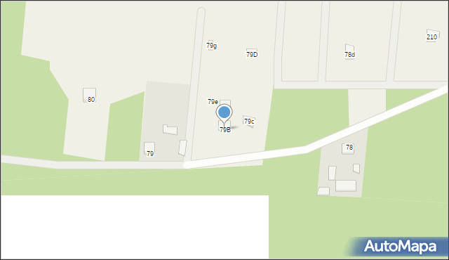 Przeradowo, Przeradowo, 79B, mapa Przeradowo