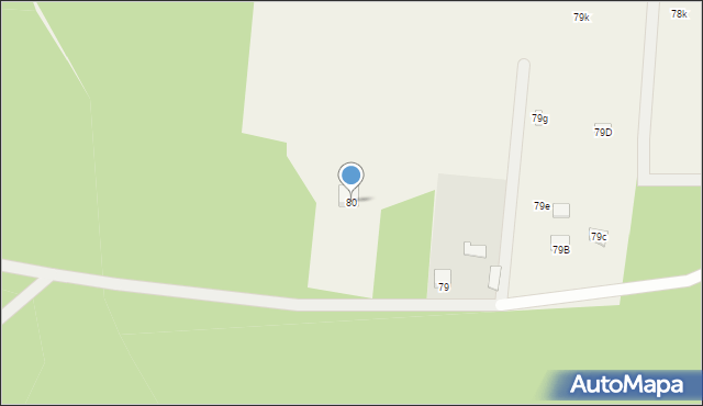 Przeradowo, Przeradowo, 80, mapa Przeradowo