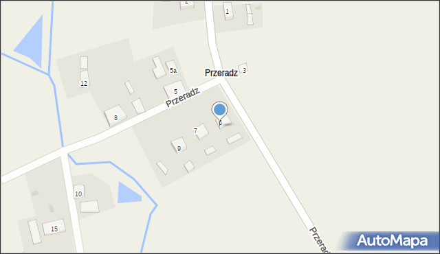 Przeradz, Przeradz, 6/2, mapa Przeradz