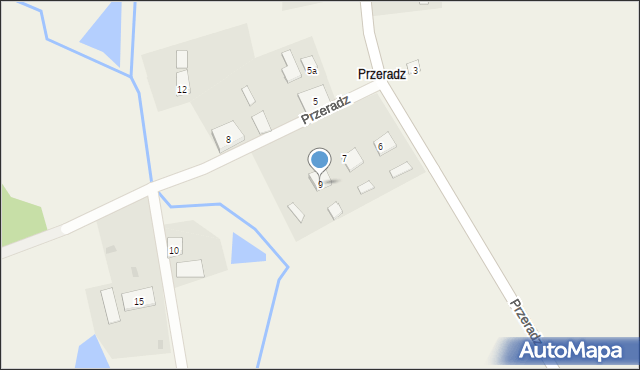 Przeradz, Przeradz, 9, mapa Przeradz