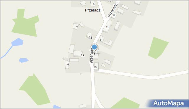 Przeradz, Przeradz, 9, mapa Przeradz