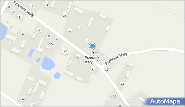 Przeradz Mały, Przeradz Mały, 19, mapa Przeradz Mały