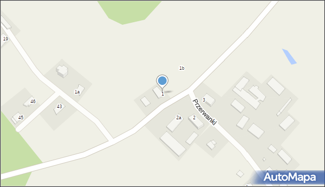 Przerwanki, Przerwanki, 1, mapa Przerwanki