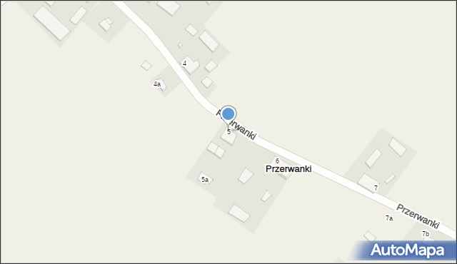 Przerwanki, Przerwanki, 5, mapa Przerwanki