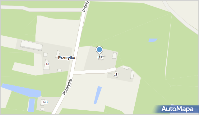 Przerytka, Przerytka, 18A, mapa Przerytka