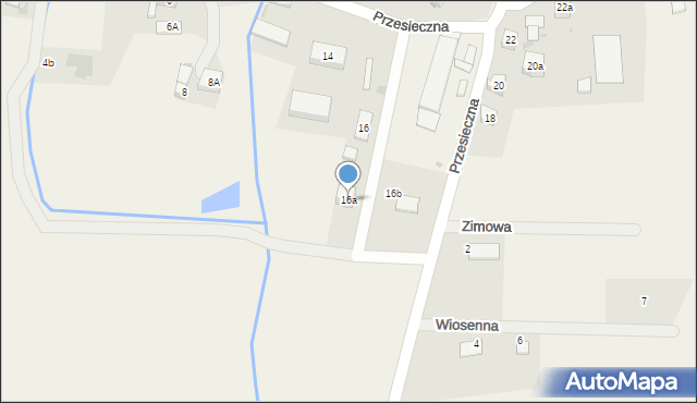 Przesieczna, Przesieczna, 16a, mapa Przesieczna