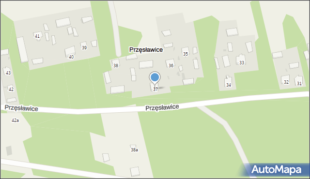 Przęsławice, Przęsławice, 37, mapa Przęsławice